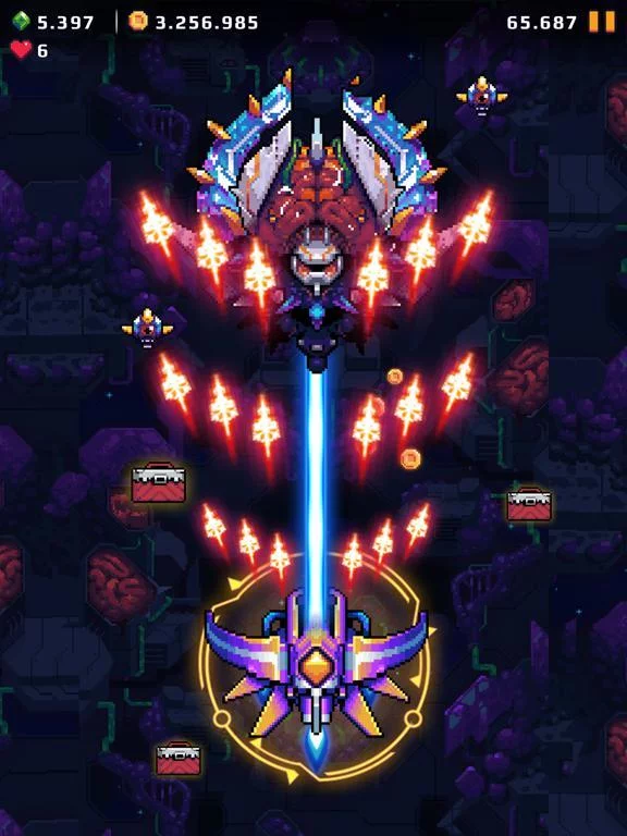 Изображение игры: Galaxy Force - Falcon Squad