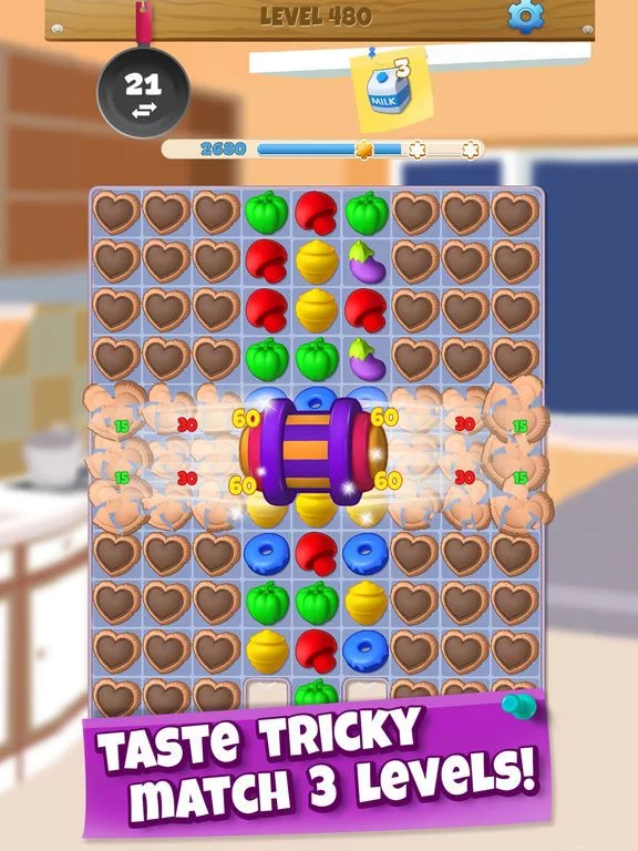 Изображение игры: Wonder Chef: Match-3 Puzzle