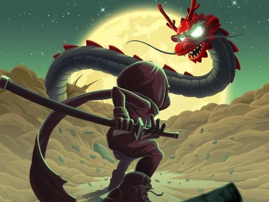 Изображение игры: Ninja Dash - Run and Jump game