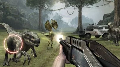 Изображение игры: Dino VR Shooter