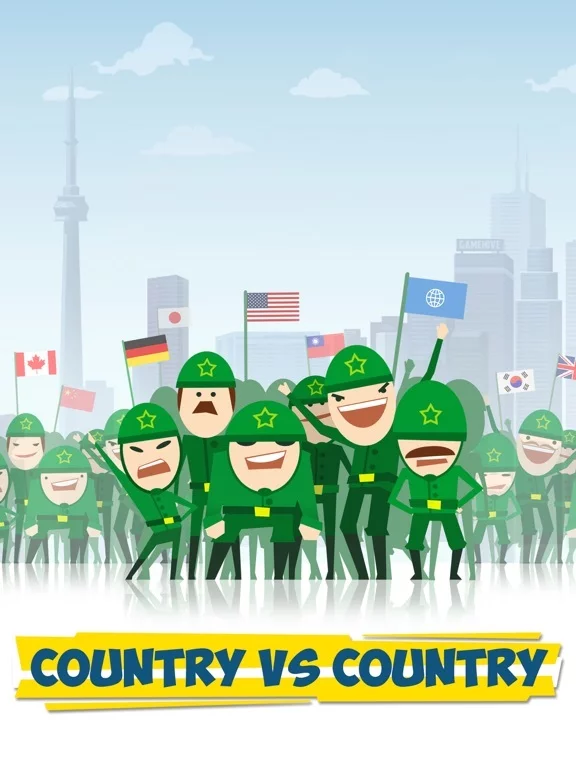 Изображение игры: Tap Tycoon-Country vs Country