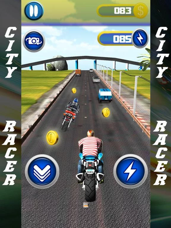 Изображение игры: Highway Rider City Motor Racing 3D