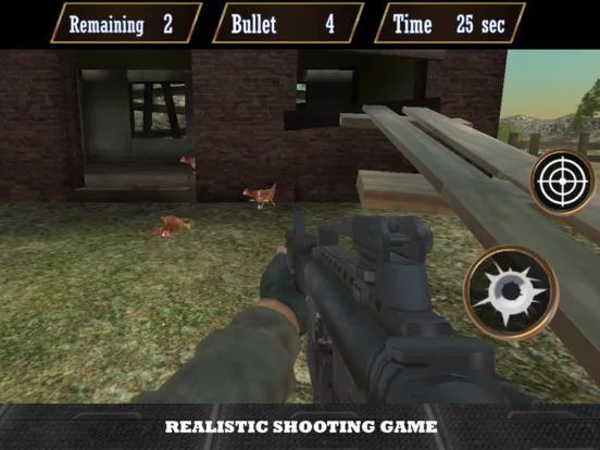 Изображение игры: Chicken Shoot: 3D Sniping Game