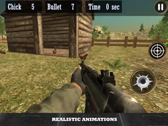 Изображение игры: Chicken Shoot: 3D Sniping Game