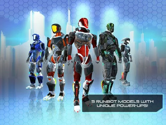 Изображение игры: RunBot - Parkour Running Game