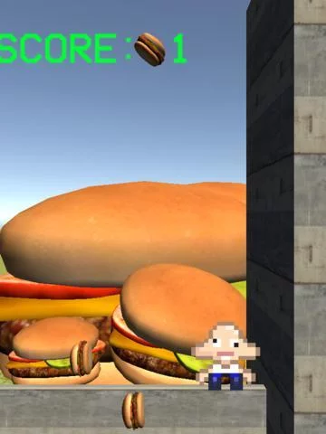 Изображение игры: Dummy Dodge 3D - An awesome burger-dodging game