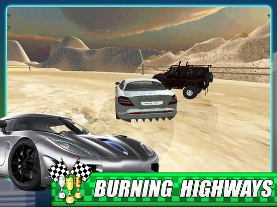 Изображение игры: 3D Road Speed X- Extreme Fast Car Free