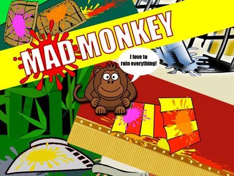 Изображение игры: Mad Monkey Free - Fun Kids Games and Kid Arcade...