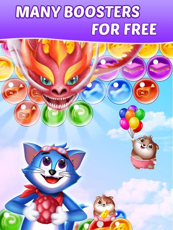 Изображение игры: Tomcat Pop: Bubble Shooter