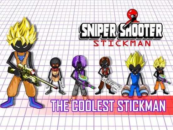 Изображение игры: Sniper Shooter Stickman Fury