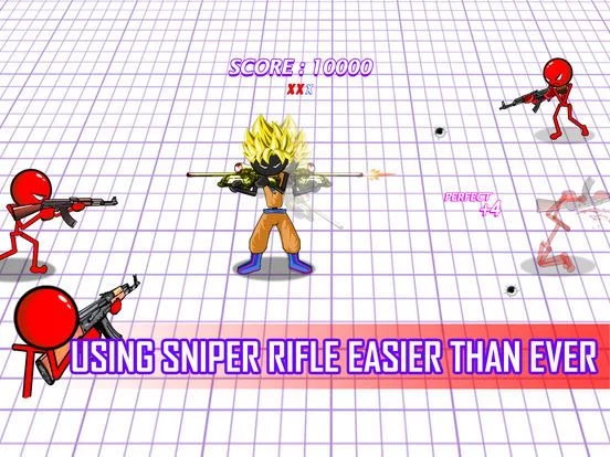 Изображение игры: Sniper Shooter Stickman Fury