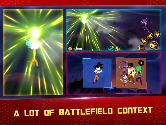 Изображение игры: Stick Warriors: Super Hero War