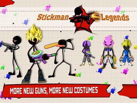 Изображение игры: Stickman Legends: Gun Shooting