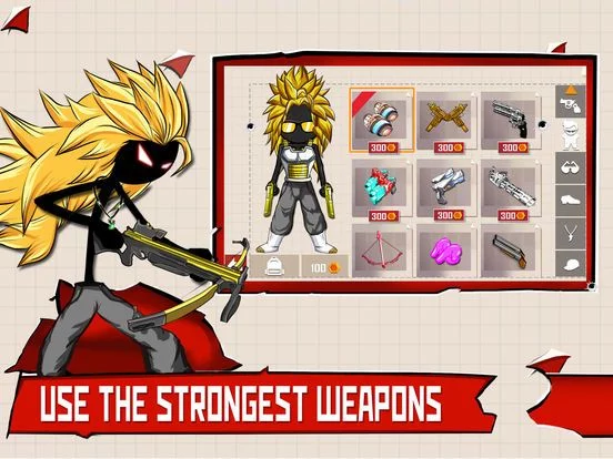 Изображение игры: Stickman Legends: Gun Shooting
