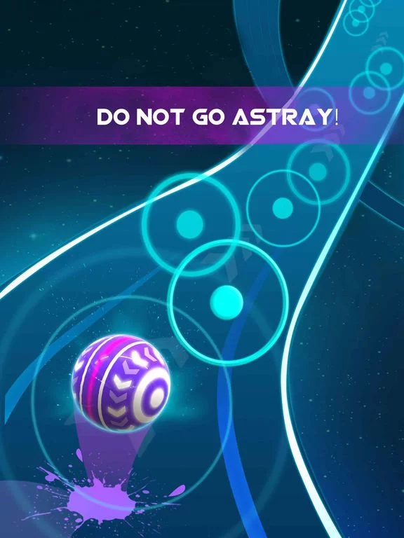 Изображение игры: Dancing Neon Ball: Rush Road
