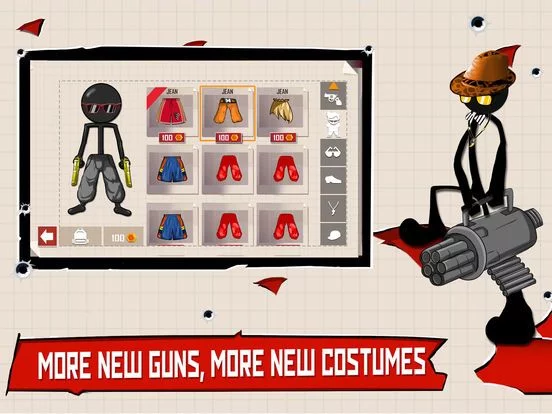 Изображение игры: Stickman Legends: Gun Shooting