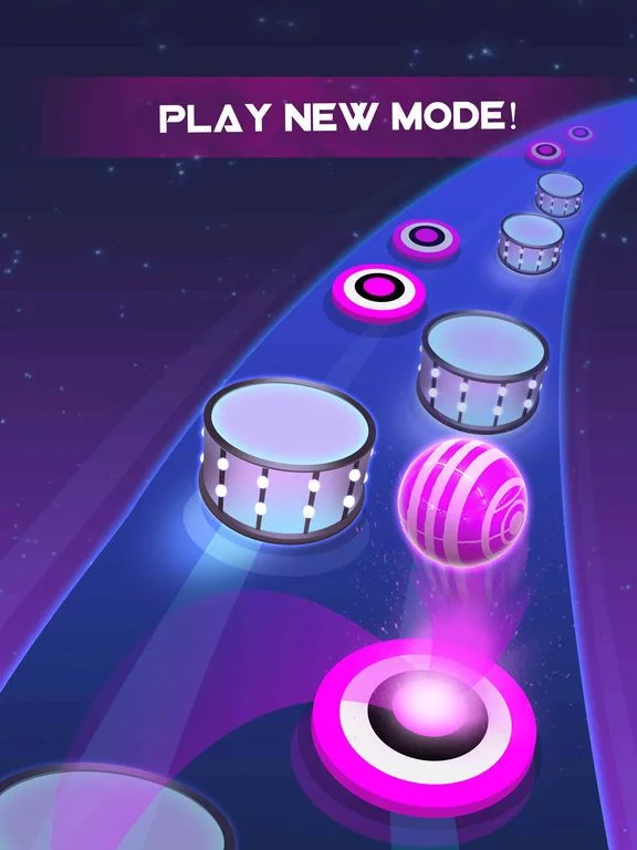 Изображение игры: Dancing Neon Ball: Rush Road