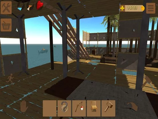 Изображение игры: Oceanborn: Survival on Raft