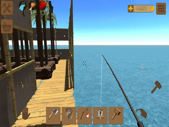 Изображение игры: Oceanborn: Survival on Raft