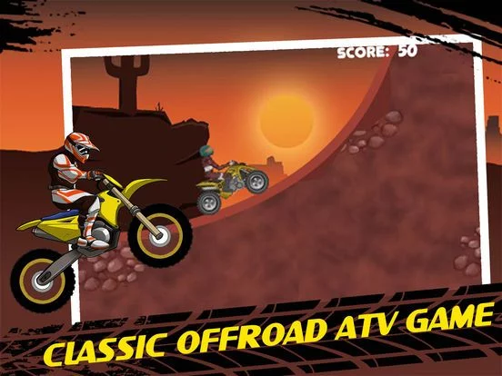 Изображение игры: Offroad ATV Stunt Racing