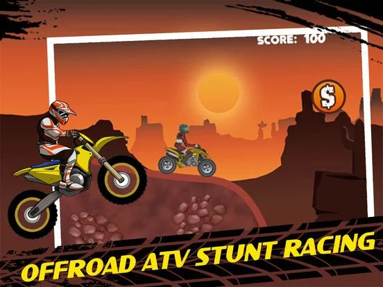 Изображение игры: Offroad ATV Stunt Racing