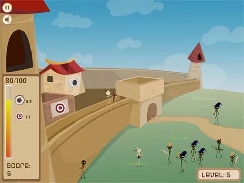 Изображение игры: Castle War - Stickman Edition