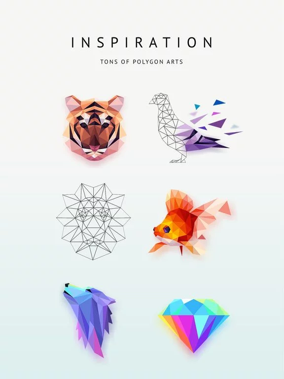 Изображение игры: Poly Artbook - puzzle game