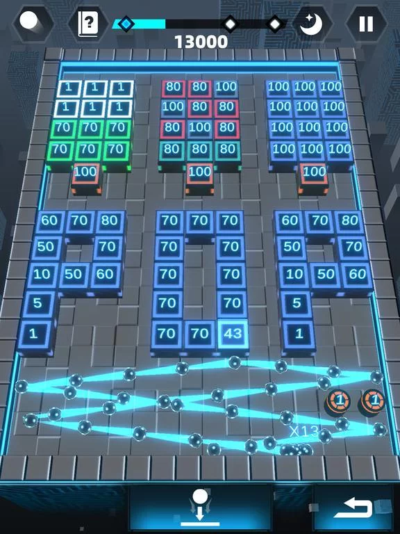 Изображение игры: Bricks Breaker 3D