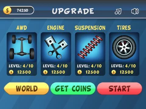 Изображение игры: Hillside Racing