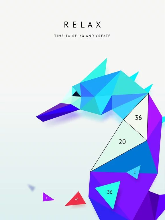 Изображение игры: Poly Artbook - puzzle game