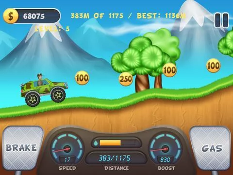 Изображение игры: Hillside Racing