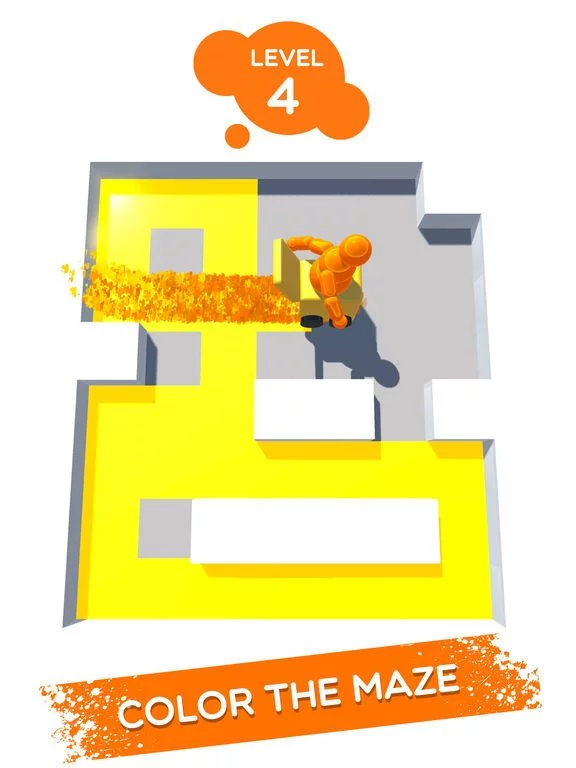 Изображение игры: Silly Maze Color
