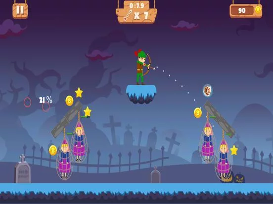 Изображение игры: Bow Master: Save people