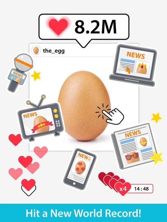 Изображение игры: Record Egg Idle Game