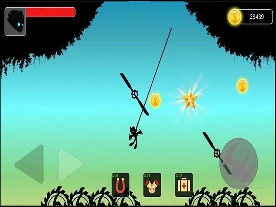 Изображение игры: Stickman swing: Rope Swing