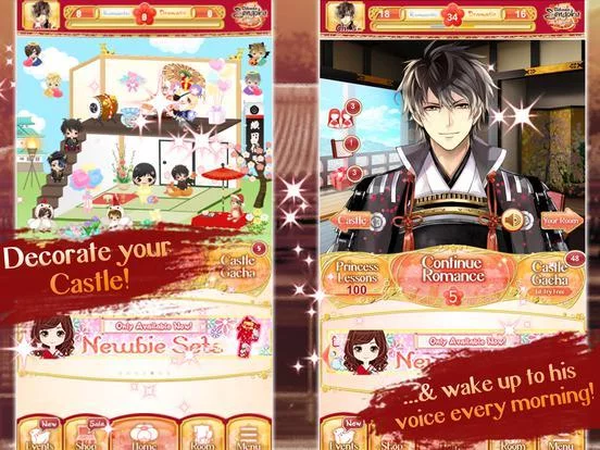 Изображение игры: Ikemen Sengoku:Otome Game
