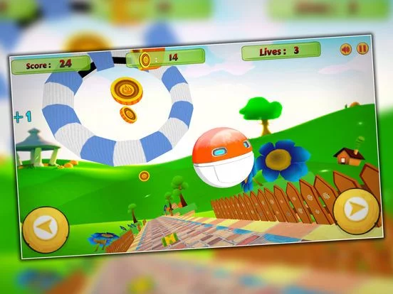 Изображение игры: Runner Ball Run And Roll