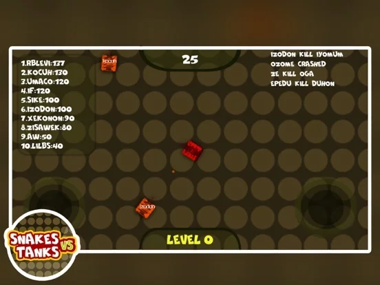 Изображение игры: Tanki vs Snakes