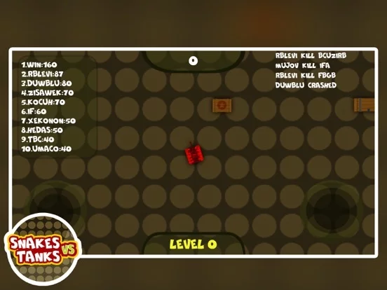 Изображение игры: Tanki vs Snakes