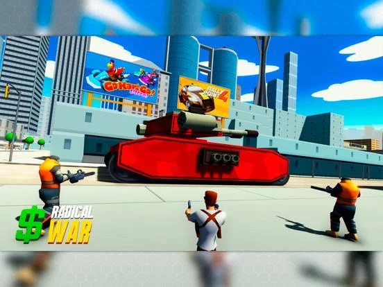 Изображение игры: Radical War Battleground