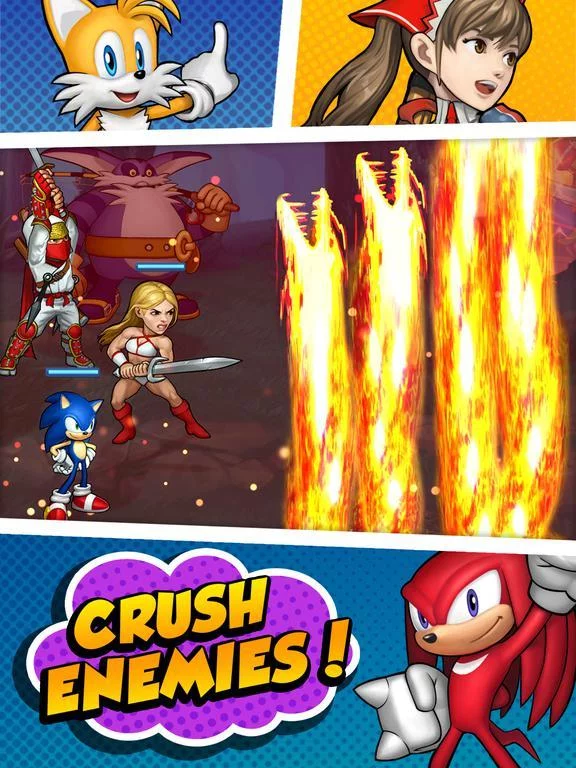 Изображение игры: SEGA Heroes: Puzzle RPG Quest