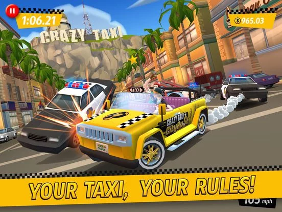 Изображение игры: Crazy Taxi City Rush
