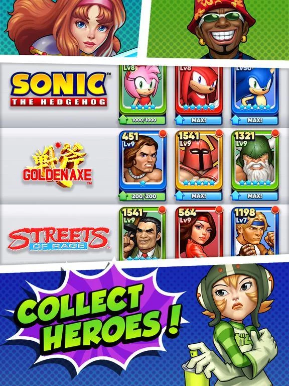 Изображение игры: SEGA Heroes: Puzzle RPG Quest