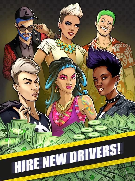 Изображение игры: Crazy Taxi Idle Tycoon