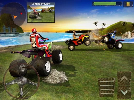 Изображение игры: RoofTop Demolition Derby 3D