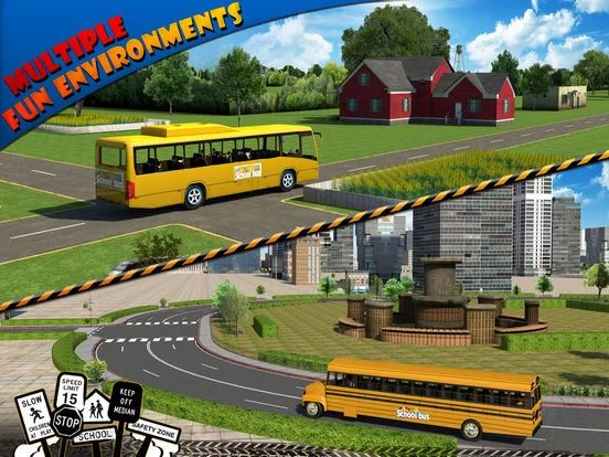 Изображение игры: Schoolbus Driver 3D SIM