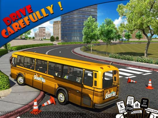 Изображение игры: Schoolbus Driver 3D SIM