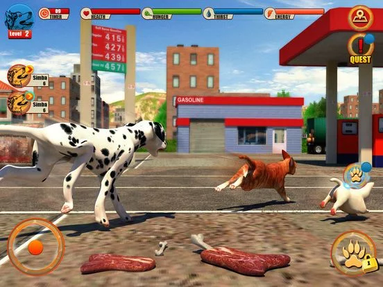 Изображение игры: Street Dog Simulator 3D