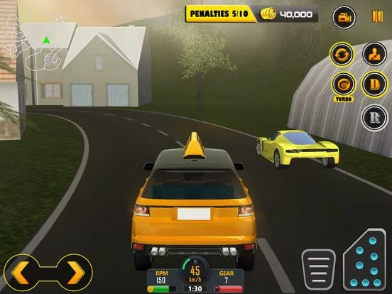 Изображение игры: Crazy Hill Speed Taxi Driving 3D