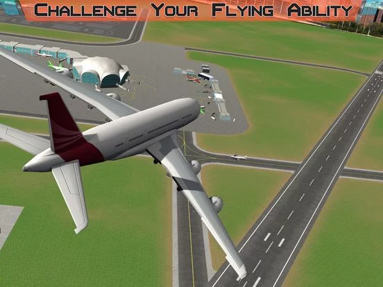 Изображение игры: Plane Flight Simulator 2017